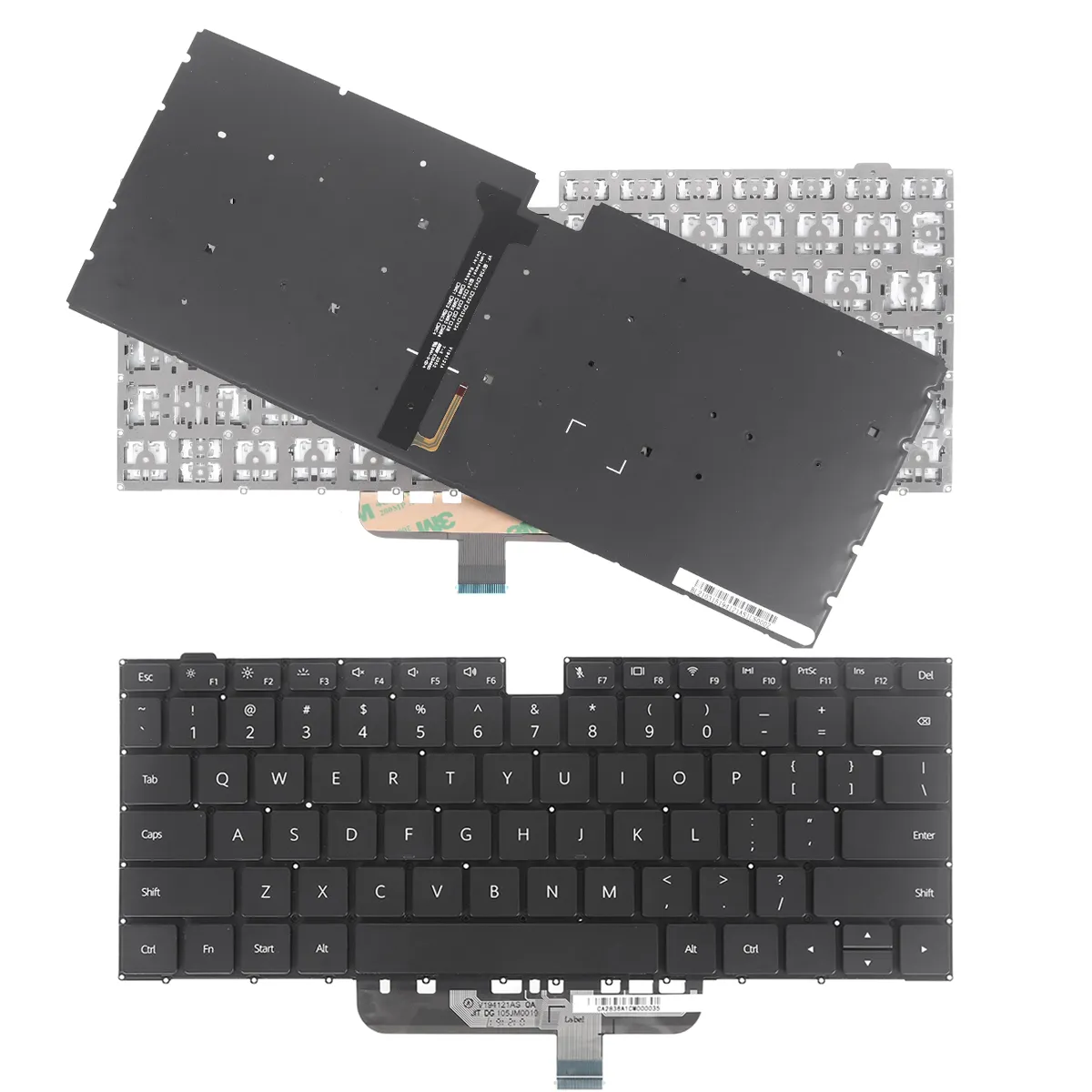 Picture of ​HUAWEI MagicBook15 BOH-WAQ9HNL WAQ9HNR WAE9HN BLACK (Backlit Without FRAME，Win8)